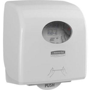 Kimberly-Clark® Aquarius Rollenhandtuchspender Slimroll 7955, für stark frequentierte Bereiche, weiß Kimberly-Clark® Aquarius Rollenhandtuchspender Slimroll 7955, für stark frequentierte Bereiche, weiß