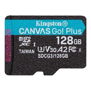 Kingston Canvas Go! Plus – Flash-Speicherkarte – 128 GB – microSDXC UHS-I Kingston Canvas Go! Plus – Flash-Speicherkarte – 128 GB – microSDXC UHS-I