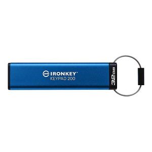 Kingston IronKey Keypad 200 – USB-Flash-Laufwerk – verschlüsselt – 32 GB – USB 3.2 Gen 1 Kingston IronKey Keypad 200 – USB-Flash-Laufwerk – verschlüsselt – 32 GB – USB 3.2 Gen 1