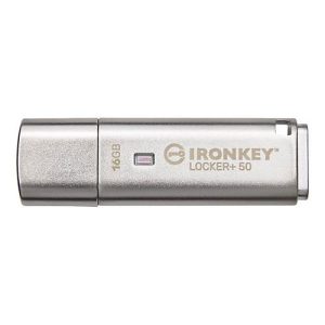 Kingston IronKey Locker+ 50 – USB-Flash-Laufwerk – verschlüsselt – 16 GB – USB 3.2 Gen 1 Kingston IronKey Locker+ 50 – USB-Flash-Laufwerk – verschlüsselt – 16 GB – USB 3.2 Gen 1