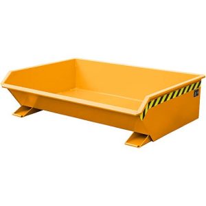 Kipp-Behälter Bauer Mini Typ MGU 610, besonders niedrige Bauhöhe, orange Kipp-Behälter Bauer Mini Typ MGU 610, besonders niedrige Bauhöhe, orange