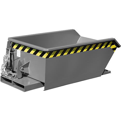 Kippbehälter Bauer Mini Typ MGU 230, 350 mm Schüttkantenhöhe, grau