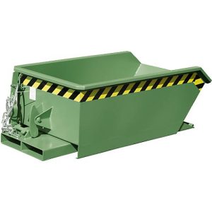 Kippbehälter Bauer Mini Typ MGU 230, 350 mm Schüttkantenhöhe, grün Kippbehälter Bauer Mini Typ MGU 230, 350 mm Schüttkantenhöhe, grün