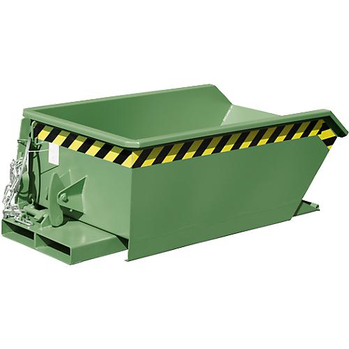 Kippbehälter Bauer Mini Typ MGU 230, 350 mm Schüttkantenhöhe, grün