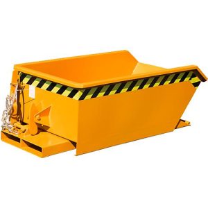 Kippbehälter Bauer Mini Typ MGU 230, 350 mm Schüttkantenhöhe, orange Kippbehälter Bauer Mini Typ MGU 230, 350 mm Schüttkantenhöhe, orange