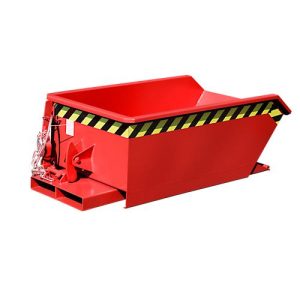 Kippbehälter Bauer Mini Typ MGU 230, 350 mm Schüttkantenhöhe, rot Kippbehälter Bauer Mini Typ MGU 230, 350 mm Schüttkantenhöhe, rot
