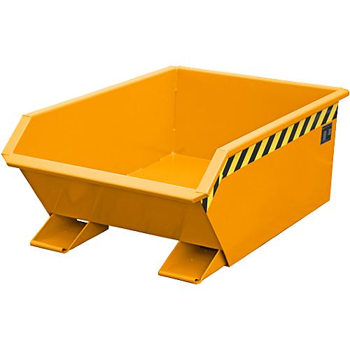 Kippbehälter Bauer Mini Typ MGU 270, 350 mm Schüttkantenhöhe, 270l Inhalt, orange
