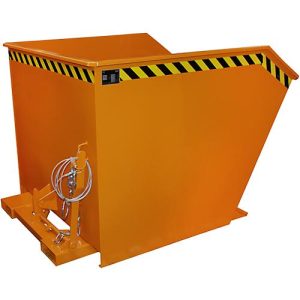 Kippbehälter Typ GU, 1500 Liter, orange Kippbehälter Typ GU, 1500 Liter, orange