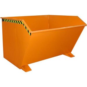 Kippbehälter Typ GU, 2000 Liter, orange Kippbehälter Typ GU, 2000 Liter, orange