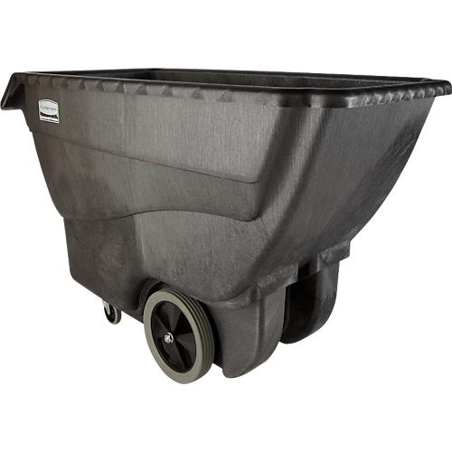 Kippmulde Rubbermaid Tilt Trucks, leichte Lasten, B 1638 x T 768 x H 965 mm, Strukturschaum, schwarz