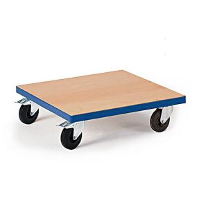 Kistenroller mit MDF-Platte, 700 x 700 mm Kistenroller mit MDF-Platte, 700 x 700 mm