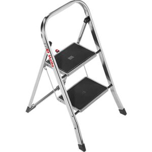 Klapptritt Hailo K70 StandardLine, 2 Stufen, Arbeitshöhe 2,47 m, Sicherheitsbügel & Klappsicherung, bis 150 kg, Aluminium, silber Klapptritt Hailo K70 StandardLine, 2 Stufen, Arbeitshöhe 2,47 m, Sicherheitsbügel & Klappsicherung, bis 150 kg, Aluminium, silber