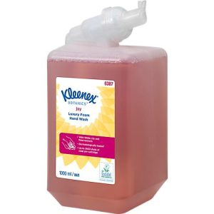 Kleenex® Duftschaumseife Joy 6387, parfümiert, 1 Liter, rosa Kleenex® Duftschaumseife Joy 6387, parfümiert, 1 Liter, rosa