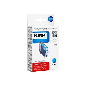 KMP C74 – Cyan – Tintenpatrone (Alternative zu: Canon CLI-521C, Canon 2934B001)
