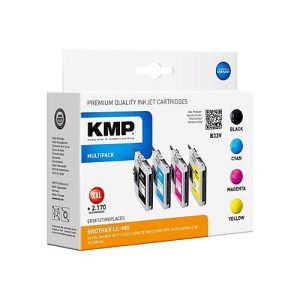 KMP MULTIPACK B33V – 4er-Pack – Größe XXL – Schwarz, Gelb, Cyan, Magenta – kompatibel – Tintenpatrone KMP MULTIPACK B33V – 4er-Pack – Größe XXL – Schwarz, Gelb, Cyan, Magenta – kompatibel – Tintenpatrone