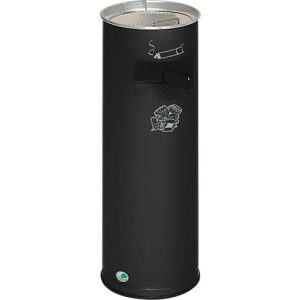 Kombi-Ascher VAR, rund, 16 l, für Innen & Außen, mit Sieb & Kantenschutz, Ø 230 x H 660 mm, Stahlblech, anthrazit Kombi-Ascher VAR, rund, 16 l, für Innen & Außen, mit Sieb & Kantenschutz, Ø 230 x H 660 mm, Stahlblech, anthrazit