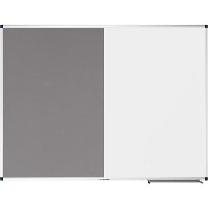 Kombiboard Legamaster UNITE, Pinboard & Whiteboard, B 1200 x T 12,6 x H 900 mm, Markerablage, lackierter Stahl & Filz, weiß & grau Kombiboard Legamaster UNITE, Pinboard & Whiteboard, B 1200 x T 12,6 x H 900 mm, Markerablage, lackierter Stahl & Filz, weiß & grau