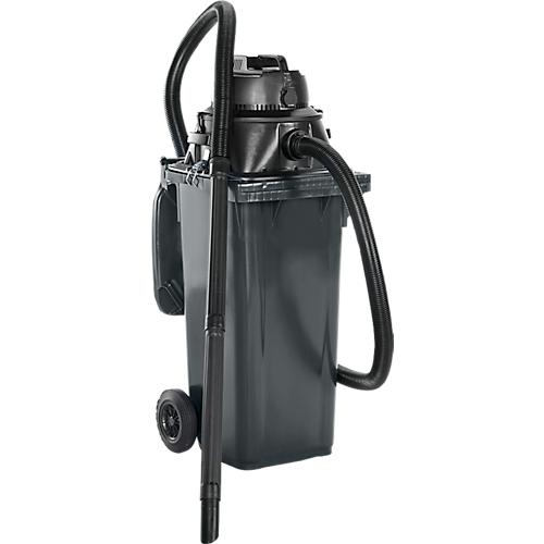 Komplettset Nass-Trockensauger, mit Werkzeugsteckdose, inkl. Großmülltonne für 120 l, 1 Patronenfilter & 1 Vliesfilter, anthrazit