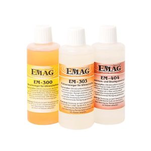 Komplettset Ultraschallreiniger Konzentrate EMAG Werkstatt, 3 x jeweils 100 ml, für Werkstätten Komplettset Ultraschallreiniger Konzentrate EMAG Werkstatt, 3 x jeweils 100 ml, für Werkstätten