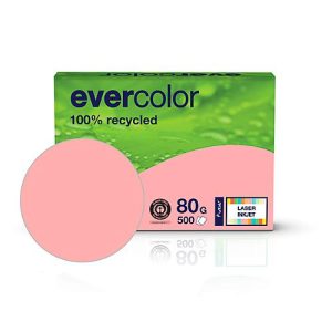 Kopierpapier EVERCOLOR, farbig, DIN A4, 80 g/m², rosa, 500 Blatt Kopierpapier EVERCOLOR, farbig, DIN A4, 80 g/m², rosa, 500 Blatt