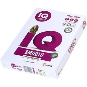 Kopierpapier Mondi IQ Smooth, DIN A4, 160 g/m², hochweiß, 1 Paket = 250 Blatt Kopierpapier Mondi IQ Smooth, DIN A4, 160 g/m², hochweiß, 1 Paket = 250 Blatt
