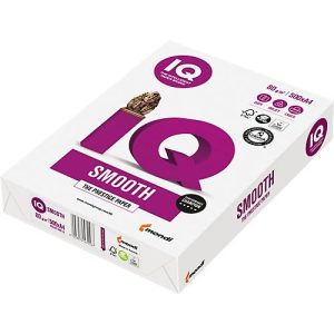 Kopierpapier Mondi IQ Smooth, DIN A4, 80 g/m², hochweiß, 1 Paket = 500 Blatt Kopierpapier Mondi IQ Smooth, DIN A4, 80 g/m², hochweiß, 1 Paket = 500 Blatt