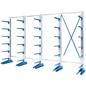 Kragarmregal KRM, einseitig, 2000x4000x400 Kragarmregal KRM, einseitig, 2000x4000x400