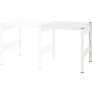 Kreativ-Tisch ORDO Professional, Anbautisch, multifunktional, herausnehmbare Schreibfläche, mobil, B 760 x T 635 x H 825 mm, Stahl, verkehrsweiß RAL 9016 Kreativ-Tisch ORDO Professional, Anbautisch, multifunktional, herausnehmbare Schreibfläche, mobil, B 760 x T 635 x H 825 mm, Stahl, verkehrsweiß RAL 9016