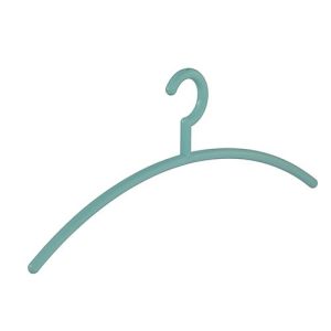 Kunststoff-Kleiderbügel Pador-Concept Nizza, Bügelstärke 12 mm, 10 Stück, blau