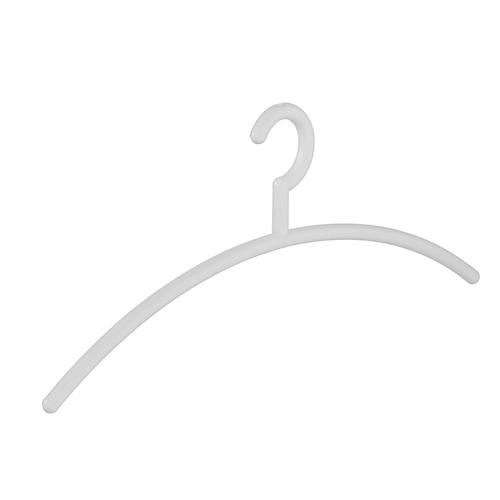 Kunststoff-Kleiderbügel Pador-Concept Nizza, Bügelstärke 12 mm, 10 Stück, weiß
