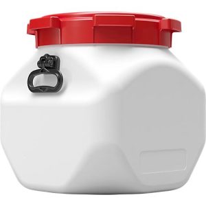 Kunststofffass CurTec, quadratisch, mit Schraubdeckel, HDPE, wasserdicht, 40 l Kunststofffass CurTec, quadratisch, mit Schraubdeckel, HDPE, wasserdicht, 40 l