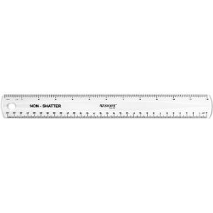 Kunststofflineal 30 cm, unzerbrechlich Kunststofflineal 30 cm, unzerbrechlich