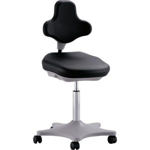 Labordrehstuhl Labster 9103, Integralschaum, schwarz Labordrehstuhl Labster 9103, Integralschaum, schwarz
