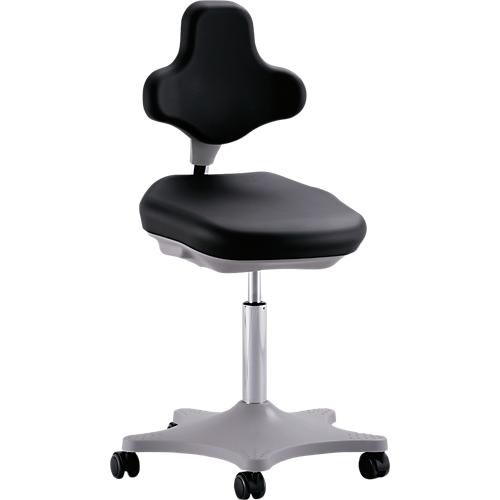 Labordrehstuhl Labster 9103, Integralschaum, schwarz
