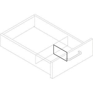 Längsteiler A5, für Rollcontainer 1233 Längsteiler A5, für Rollcontainer 1233