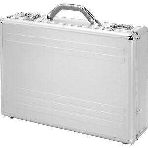Laptop-Koffer, mit Tragegriff, 1 Fach, silber Laptop-Koffer, mit Tragegriff, 1 Fach, silber