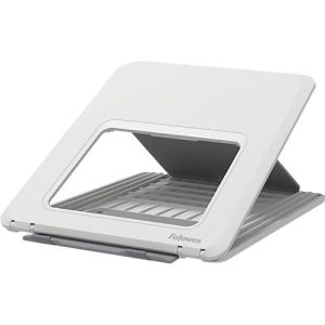 Laptop Ständer Fellowes Breyta™, für 1 Laptop bis 15′ & bis 5 kg, höhenverstellbar, zusammenklappbar, B 235 x T 268 x H 14 mm, 100 % Recycling-Kunststoff, weiß Laptop Ständer Fellowes Breyta™, für 1 Laptop bis 15′ & bis 5 kg, höhenverstellbar, zusammenklappbar, B 235 x T 268 x H 14 mm, 100 % Recycling-Kunststoff, weiß