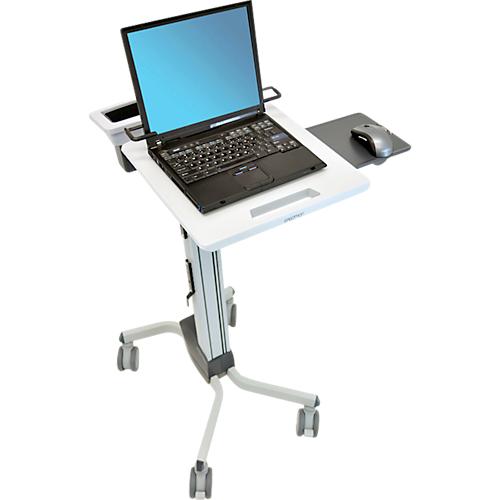 Laptop-Wagen Ergotron Neo-Flex 24-205-214, Sitz- oder Steharbeitsplatz, höhenverstellbar, für Laptops 17″, bis 6,8 kg, grau