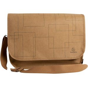 Laptoptasche Exacompta Eterneco V1, Lederoptik, für Laptops bis 15′, Dokumente bis DIN A4, B 390 x T 130 x H 270 mm, Papier, braun Laptoptasche Exacompta Eterneco V1, Lederoptik, für Laptops bis 15′, Dokumente bis DIN A4, B 390 x T 130 x H 270 mm, Papier, braun