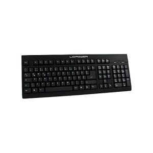 LC Power BK-902 – Tastatur – USB – Deutsch – Schwarz