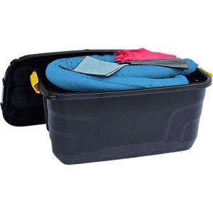 Leckage Notfallset ölbindend blau, 100 l Aufnahme, 77 Teile, in fahrbarem Koffer Leckage Notfallset ölbindend blau, 100 l Aufnahme, 77 Teile, in fahrbarem Koffer