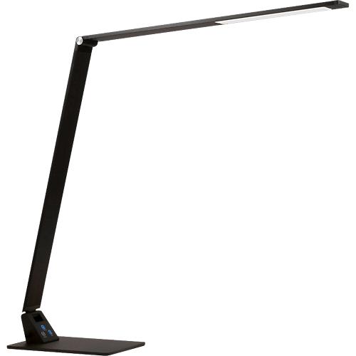 LED-Tischleuchte WASP, dimmbar 5-fach, 900 Lumen, 2700-5000 Kelvin, USB-Ladebuchse, schwarz