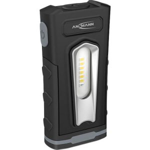 LED-Werkstattleuchte Ansmann WL 500R Pocket, 500 lm (Hauptleuchte), 180 lm (Knopfleuchte), bis zu 26 h, B 64,8 × T 40,5 × H 131 mm, schwarz LED-Werkstattleuchte Ansmann WL 500R Pocket, 500 lm (Hauptleuchte), 180 lm (Knopfleuchte), bis zu 26 h, B 64,8 × T 40,5 × H 131 mm, schwarz