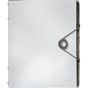LEITZ® Dokumentenmappe Solid, DIN A4, 3 Schutzkappen, 6 Fächer, PP,weiß LEITZ® Dokumentenmappe Solid, DIN A4, 3 Schutzkappen, 6 Fächer, PP,weiß