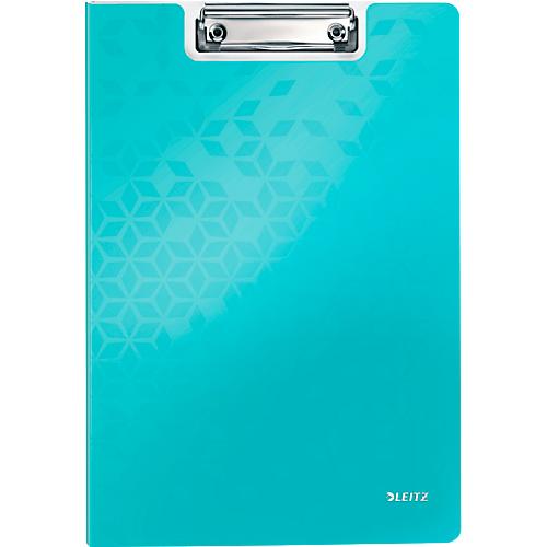LEITZ® Klemmmappe Active Wow, DIN A4, PP, mit Klemmbügel, eisblau