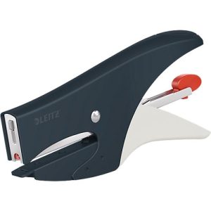Leitz® Metallheftzange 5577 Cosy, Hinterlademechanik, inkl. 1.000 Heftklammern, grau