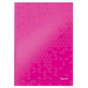 LEITZ Notizbuch WOW 4626, DIN A4, kariert, pink