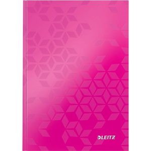 LEITZ Notizbuch WOW 4627, DIN A5, liniert, pink