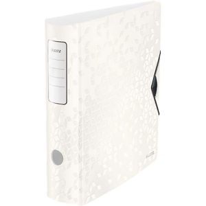 LEITZ® Ordner Active WOW, DIN A4, Rückenbreite 82 mm, 5 Stück, weiß