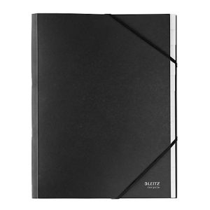 Leitz® Sammelmappe Recycle, A4, 12 Fächer mit Blanko-Taben, Inhaltsverzeichnis, Gummibandverschluss, 100 % recycelbar, Karton, schwarz Leitz® Sammelmappe Recycle, A4, 12 Fächer mit Blanko-Taben, Inhaltsverzeichnis, Gummibandverschluss, 100 % recycelbar, Karton, schwarz
